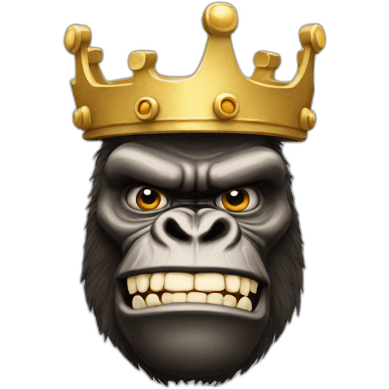 King Kong crown  emoji