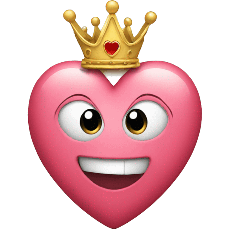 Heart with crown emoji