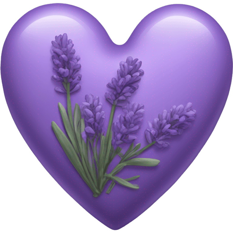 lavender heart emoji