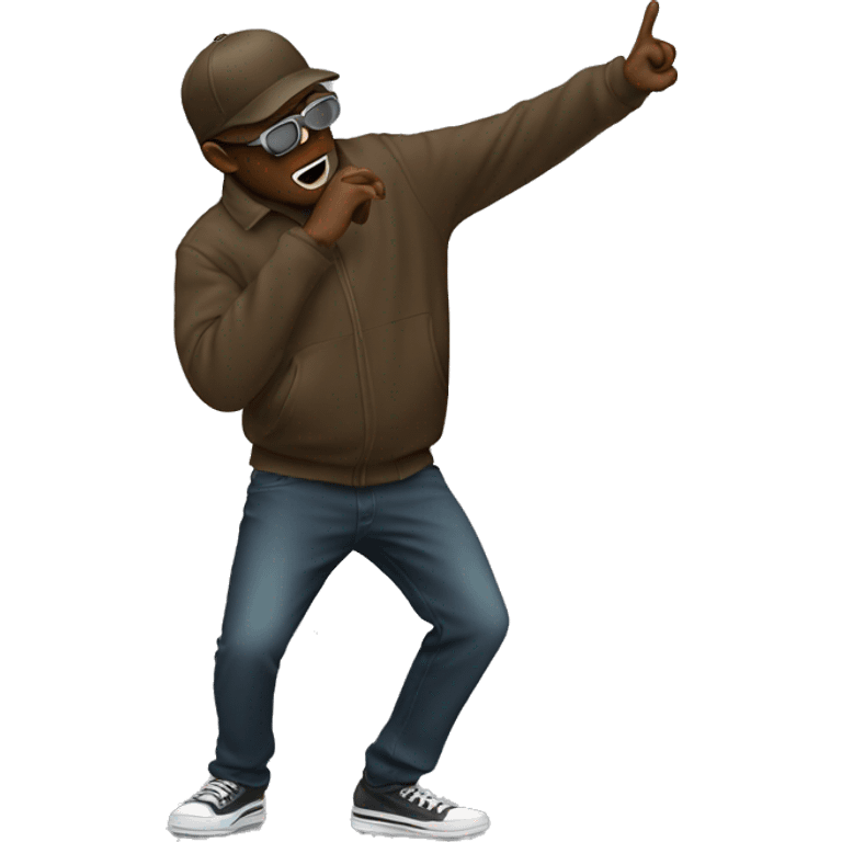 person dabbing emoji