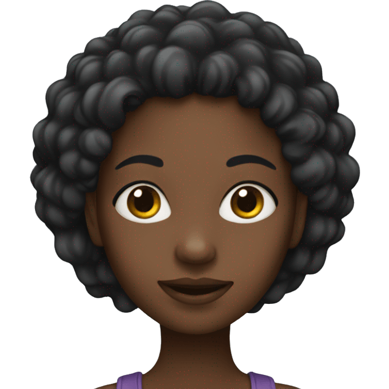 Black girl emoji