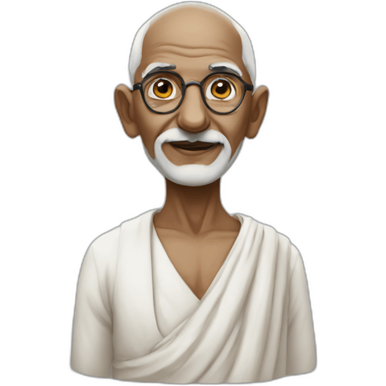 gandhi emoji