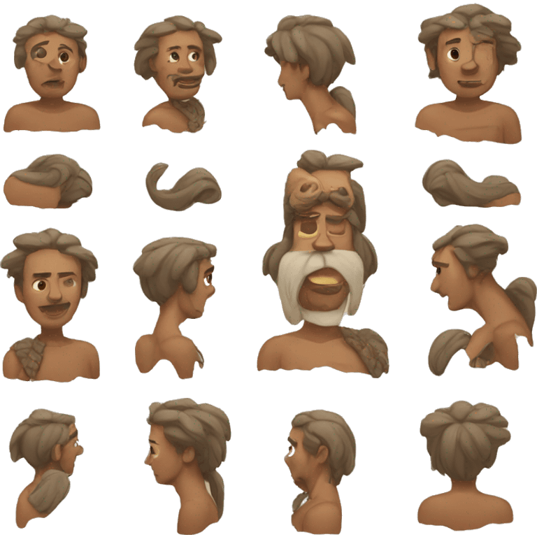 ancient man emoji