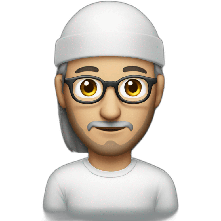 Steve Jobs with an algerian cap emoji