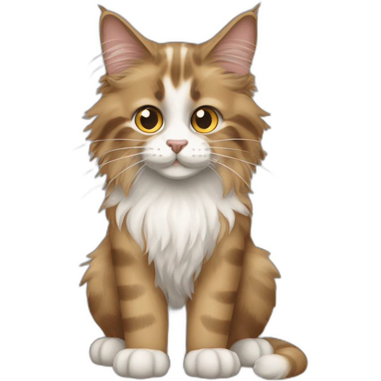 Gato mainecoon emoji