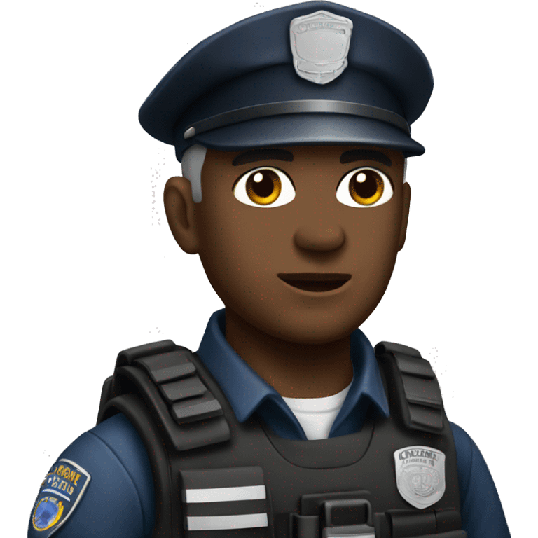 Swat officer iOS  emoji