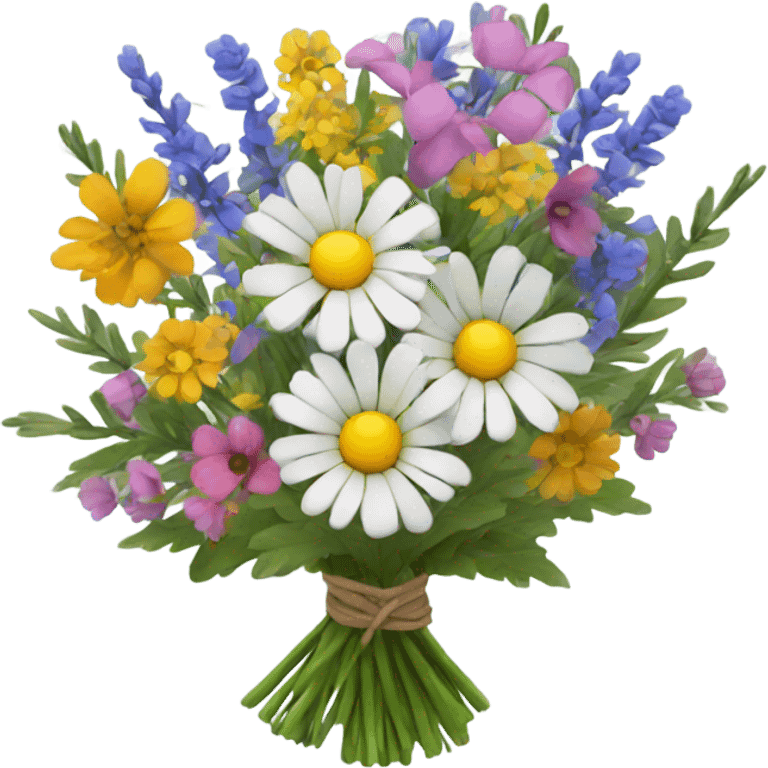 wild flowers bouquet emoji