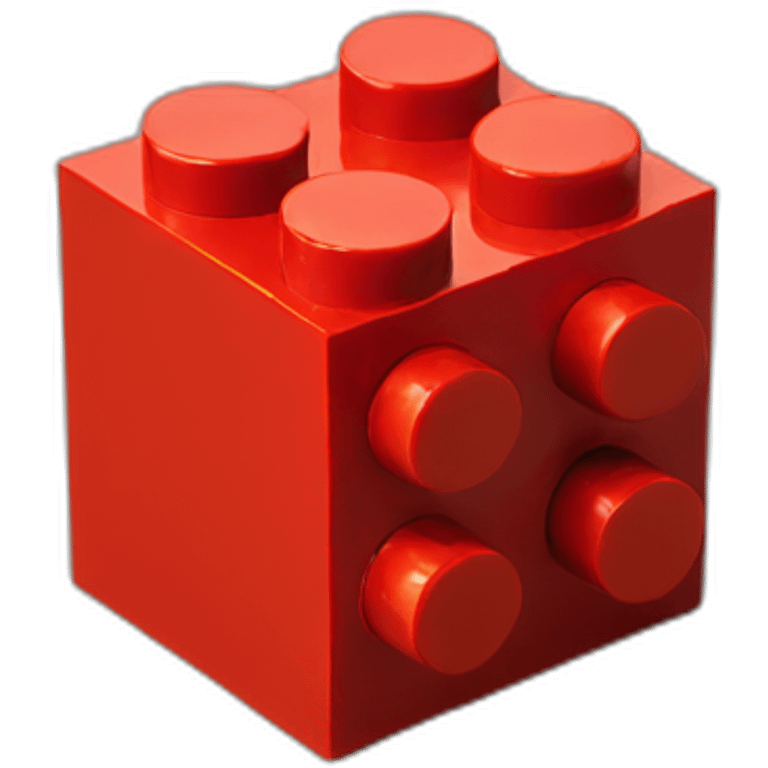 Red Lego piece emoji