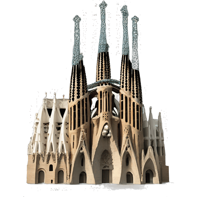 create an emoji of the sagrada familia in barcelona - big resolution emoji