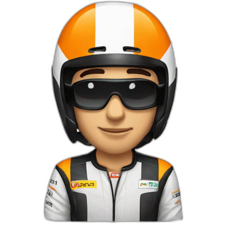 Tiger F1 driver emoji