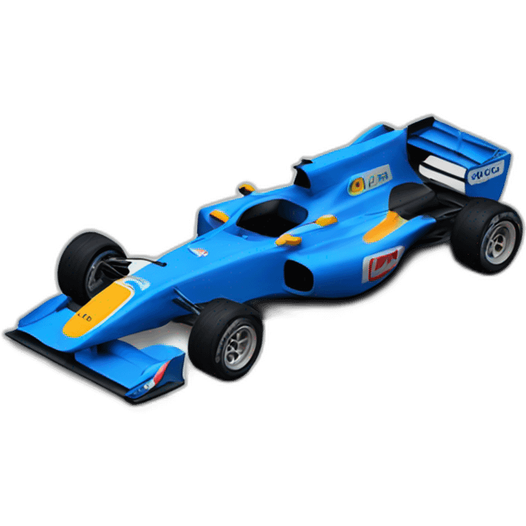 Formula 1 Alpine car emoji