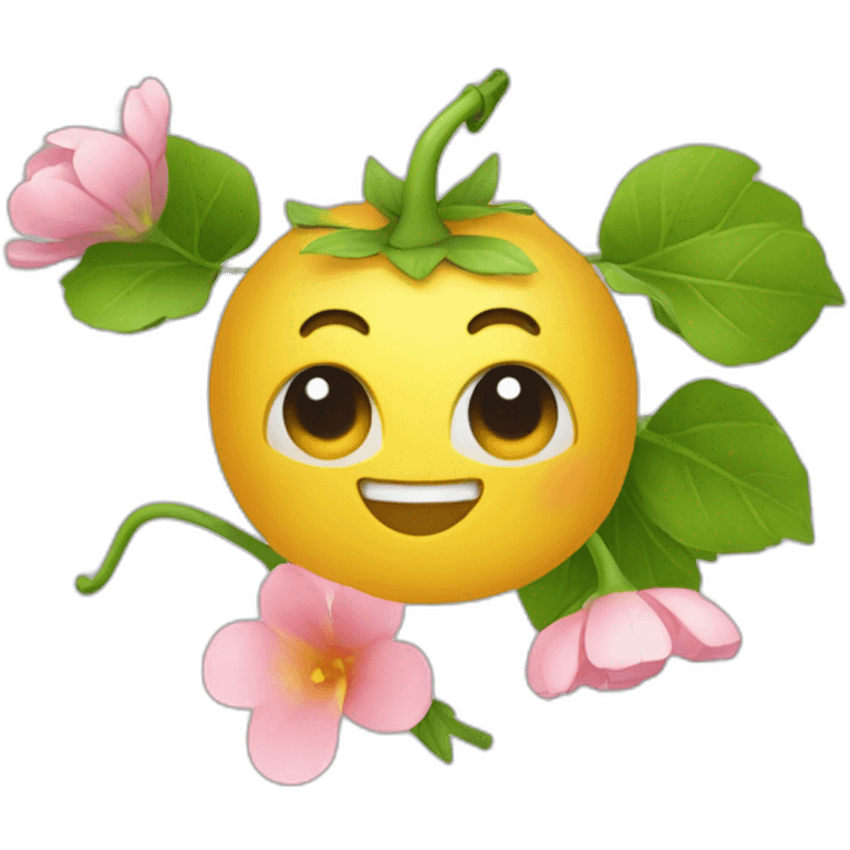 gourde a fleur emoji