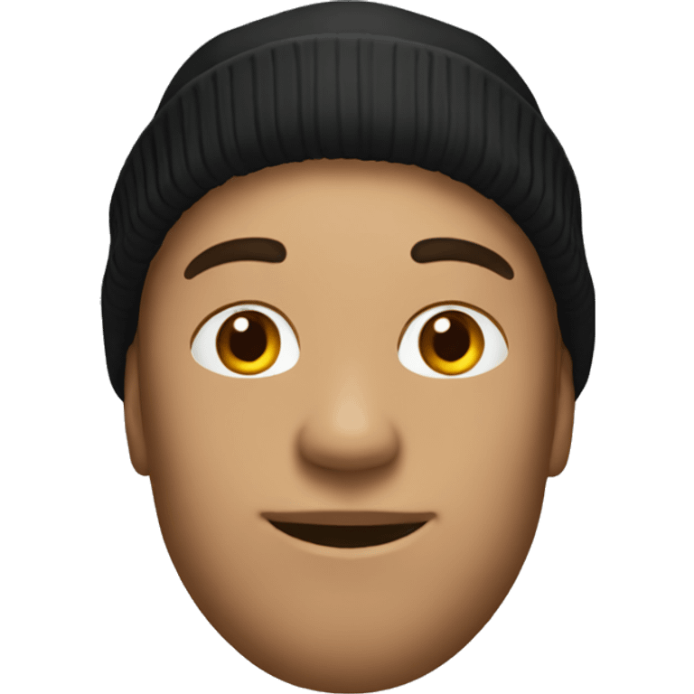 HOMME NOIR bonnet emoji