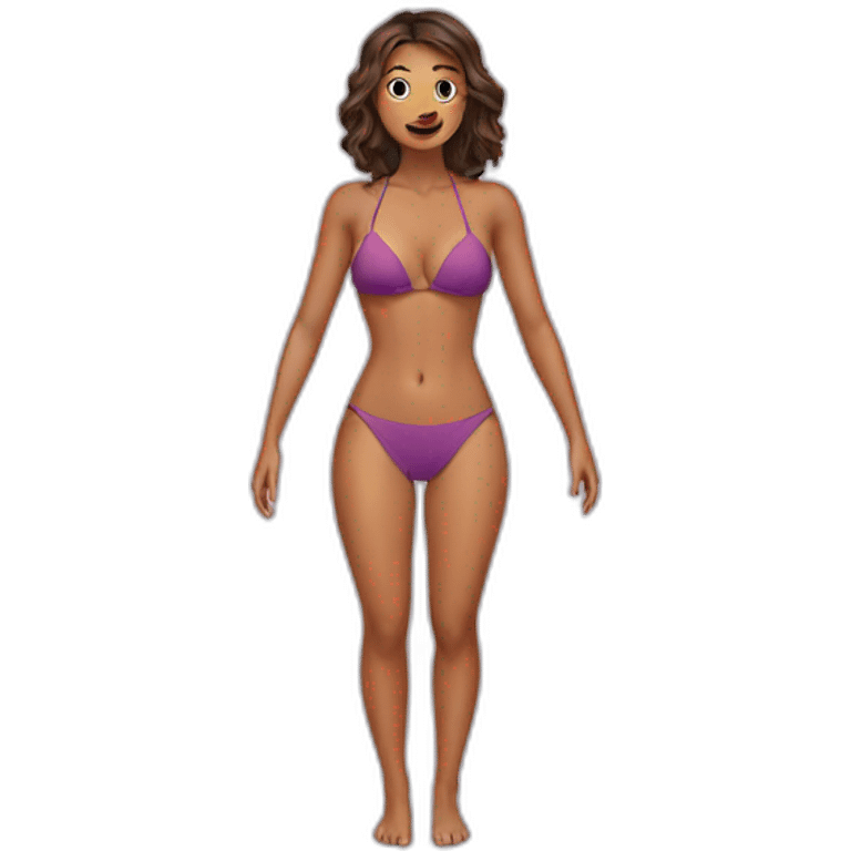 bikini-under-dress emoji