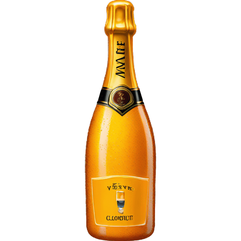 veuve cliquot bottle emoji