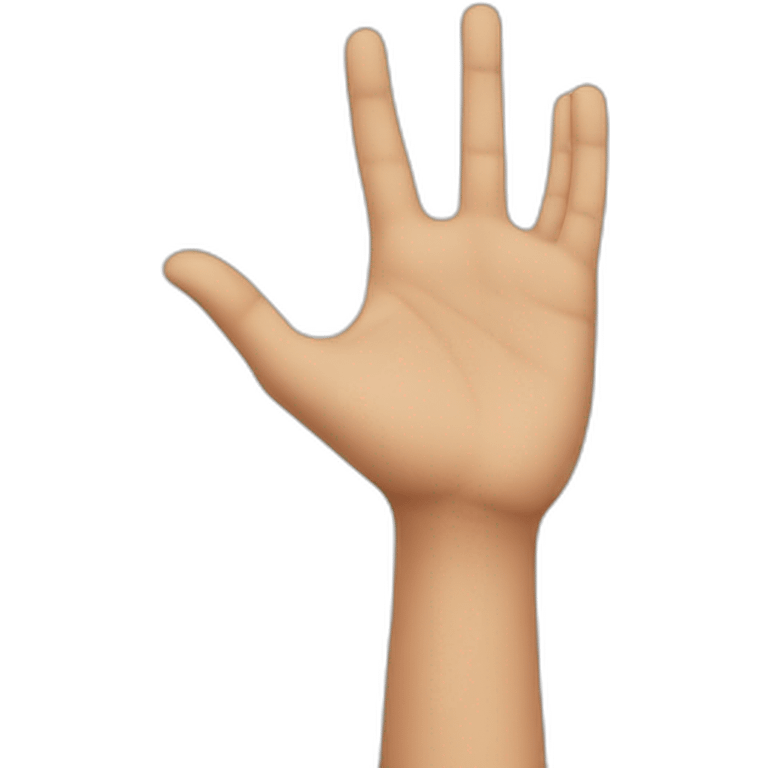 Hand N shape emoji