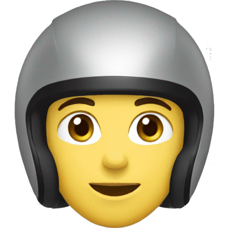 racer цршmale with a helmet emoji