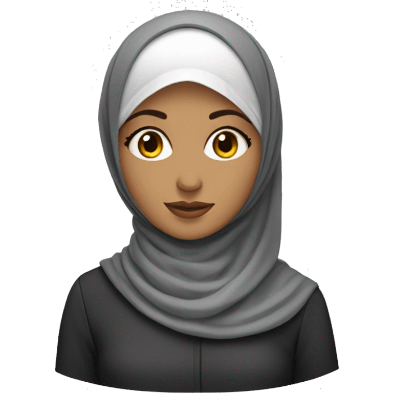 Hijabi girl with bmw emoji