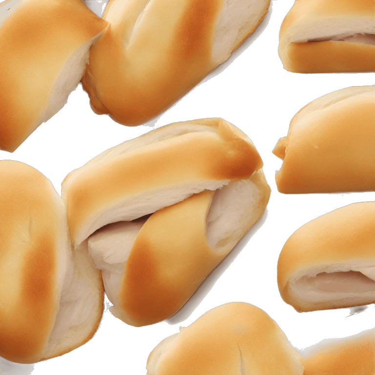 Chicken fillet in a roll emoji