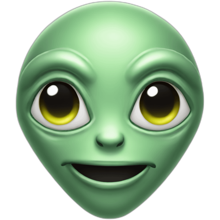 Alien-happy emoji