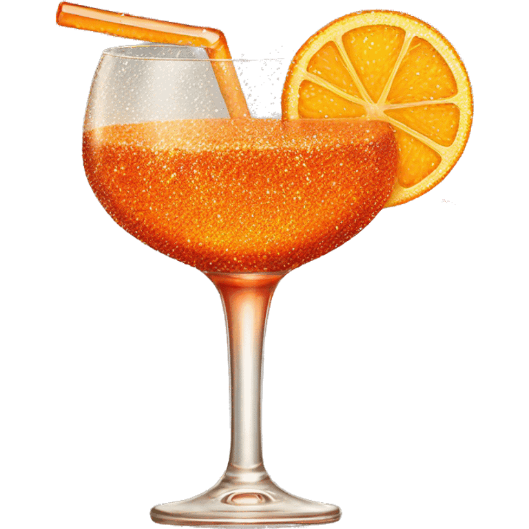 glitter aperol sprits emoji