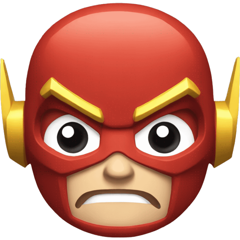 the flash angry emoji