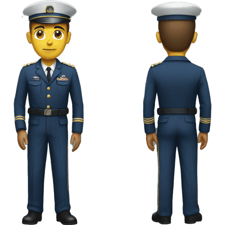 A Man in uniform  emoji