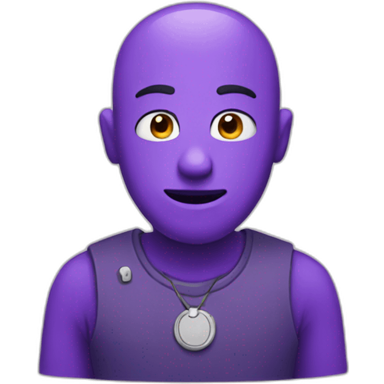 Purple guy emoji