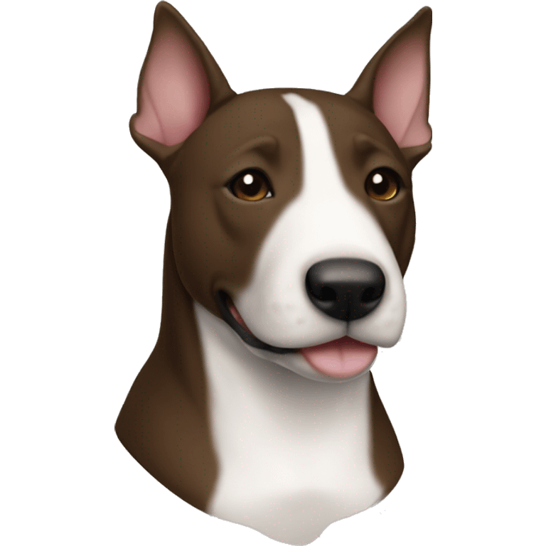 Staff Bullterrier Brown/black  emoji