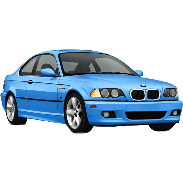 Blue 2001 BMW 330ci coupe emoji