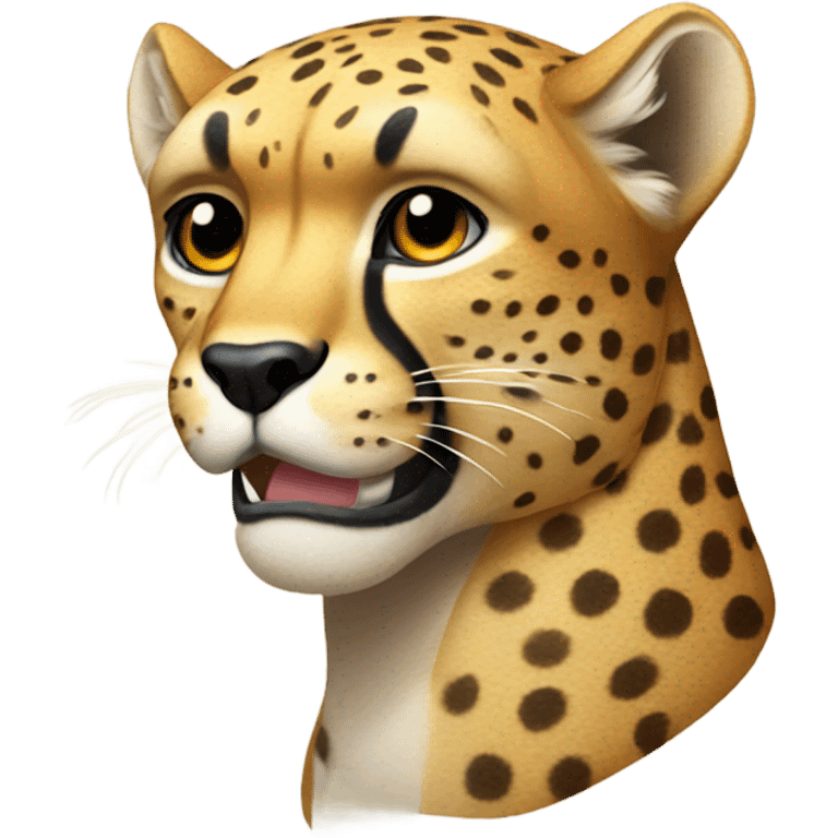 Buff cheetah emoji