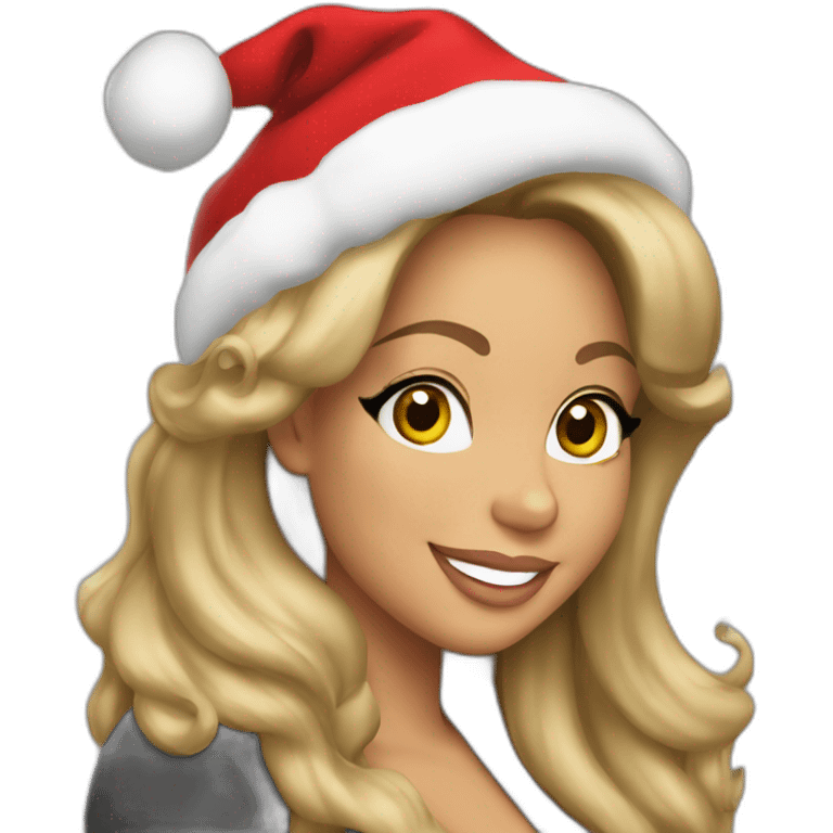 Mariah Carey christmas emoji