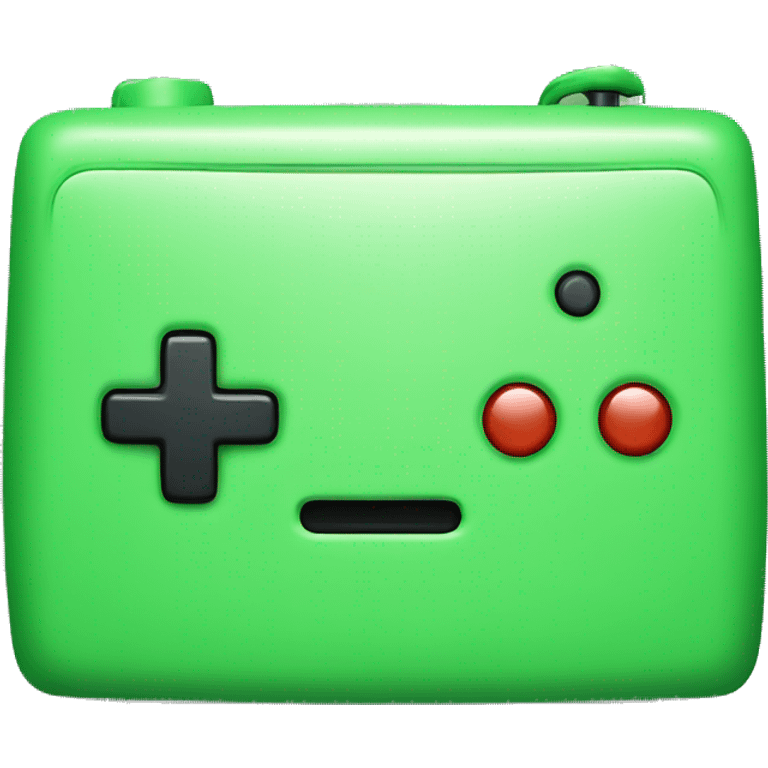 Green game console happy emoji