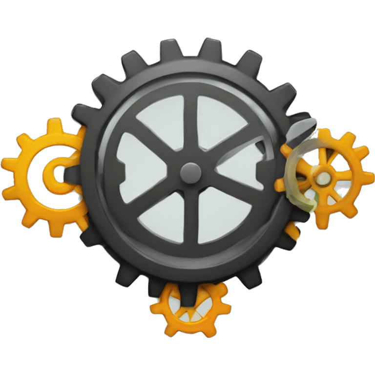 gears and watch wheels emoji