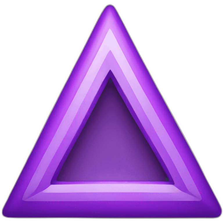 purple triangle emoji