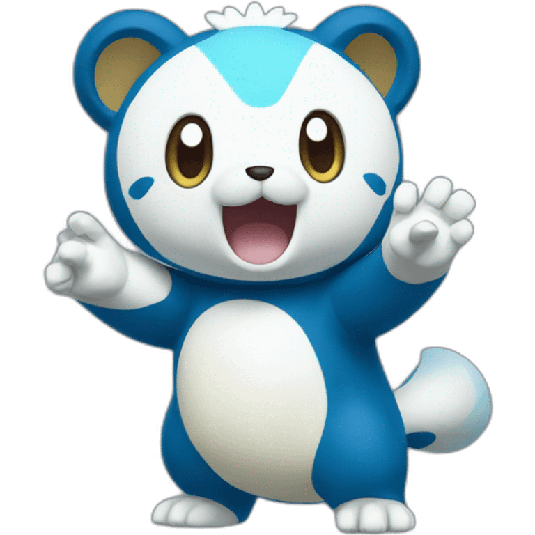 Pokémon Oshawott waving emoji