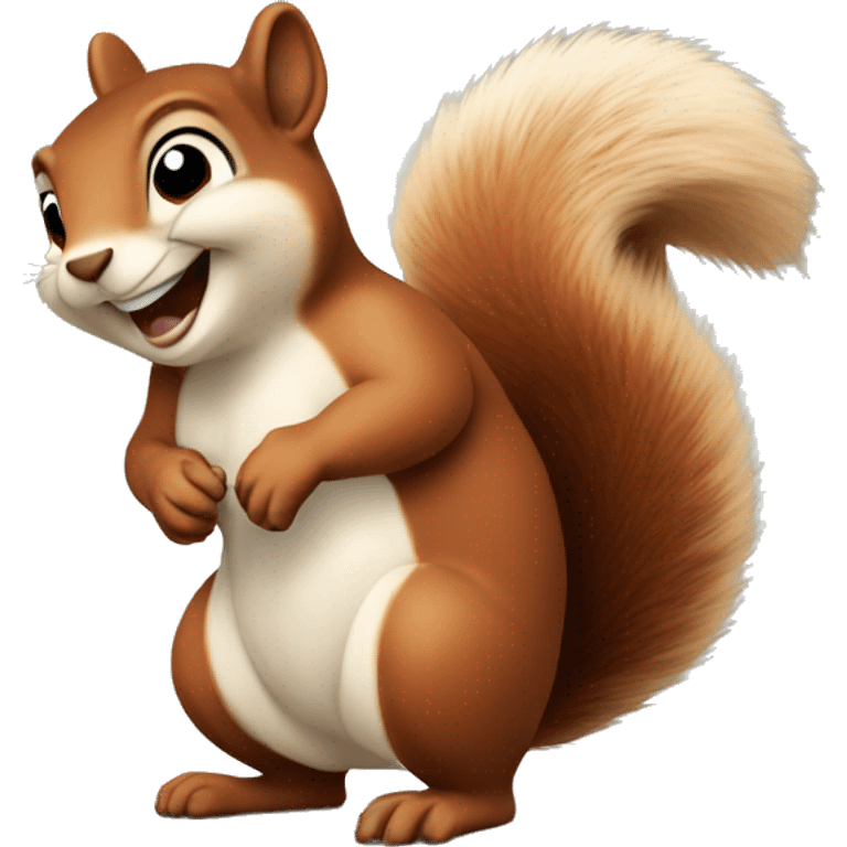 Smiling squirrel  emoji