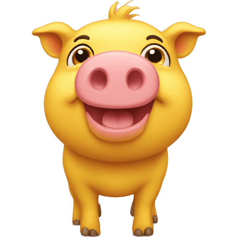 yellow pig emoji