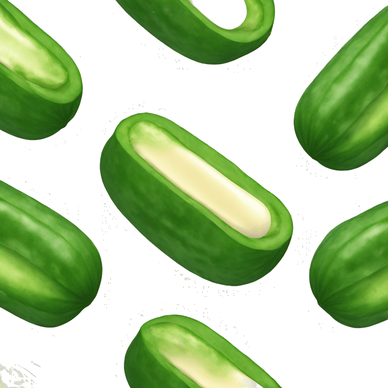 cucumbers with mayonnaise  emoji