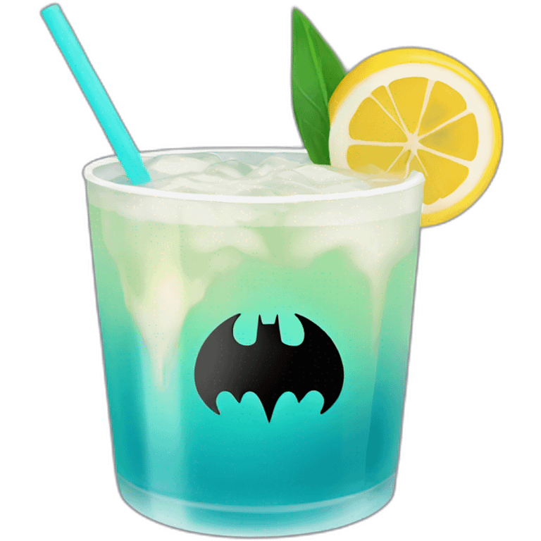 Batman drink emoji