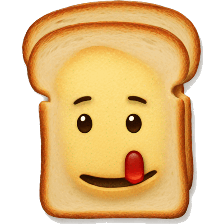 Jam on toast  emoji