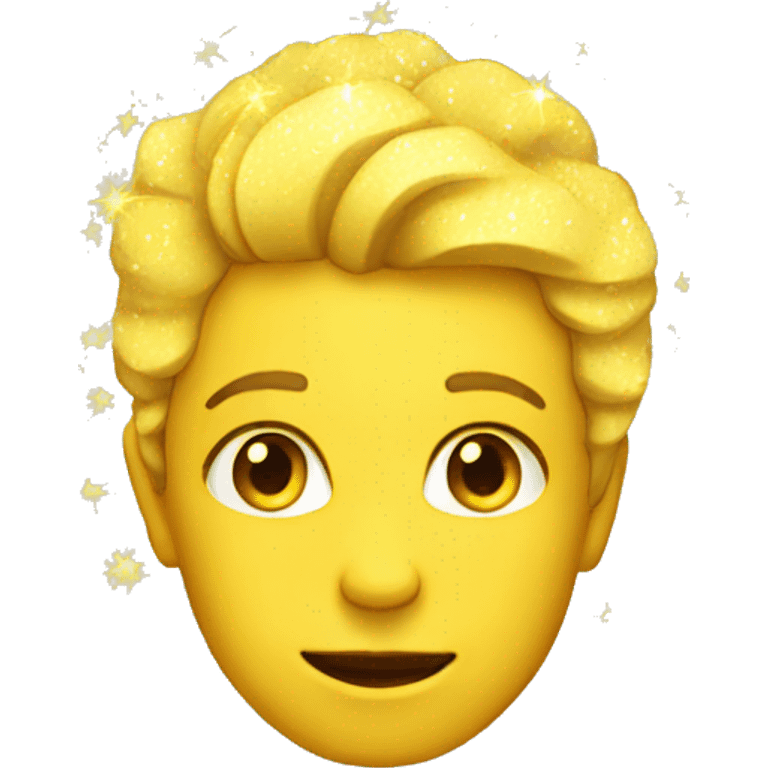 Yellow sparkle emoji emoji