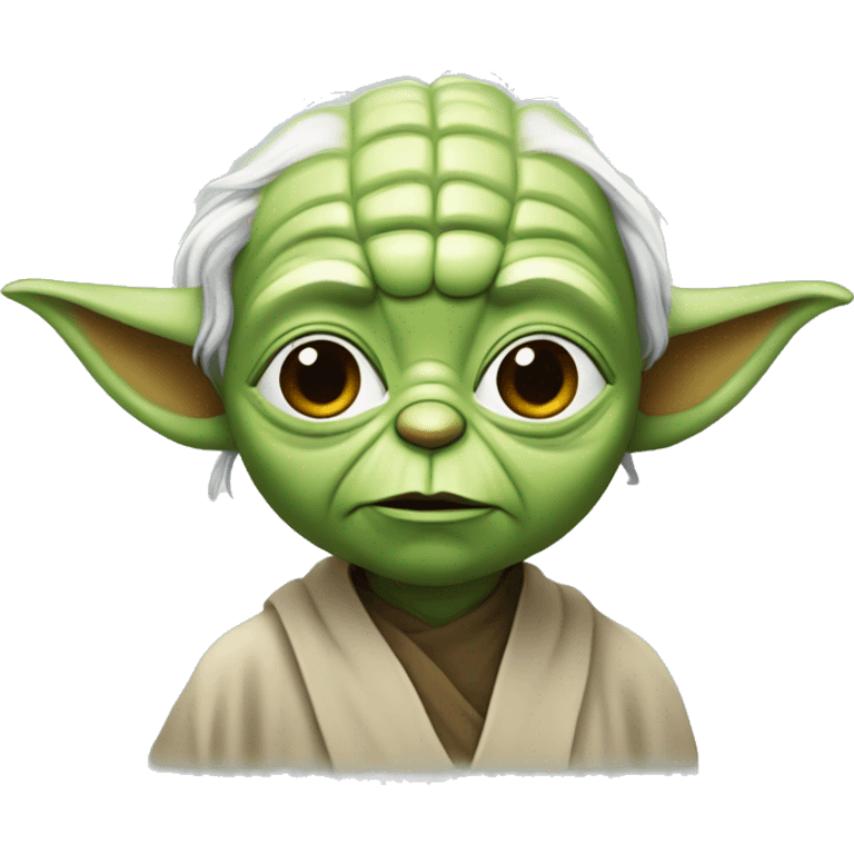 Yoda qui réfléchi emoji