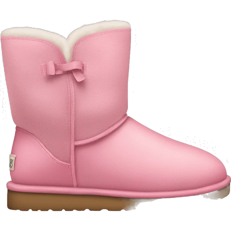 pink ugg shoes emoji