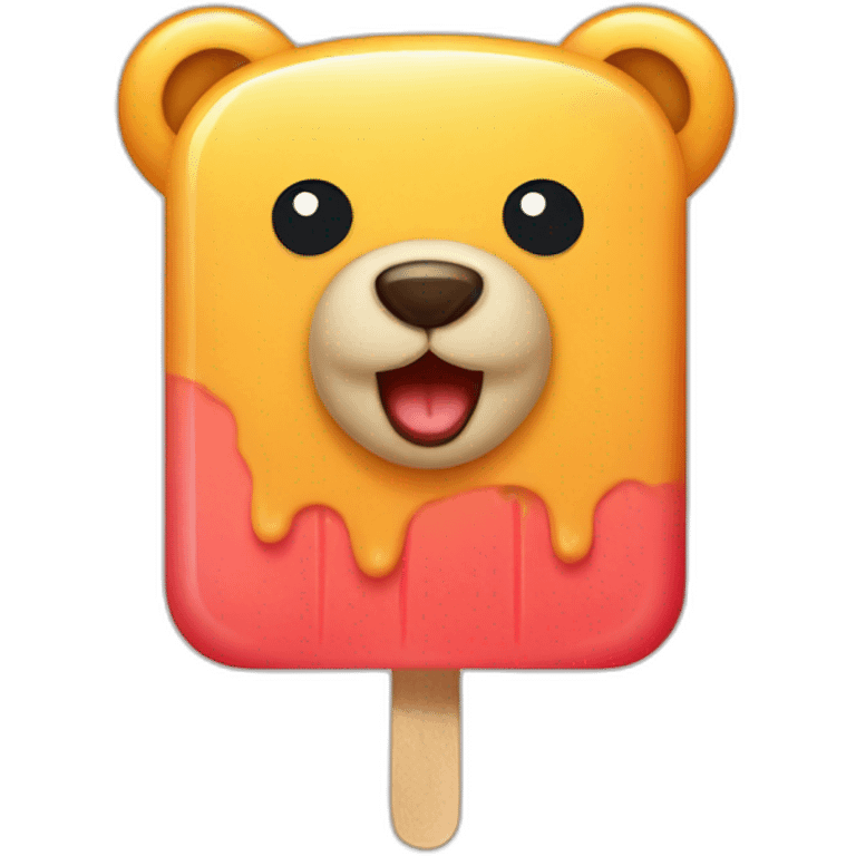 popsicle bear emoji