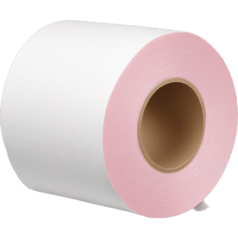 Light pink toilet paper emoji