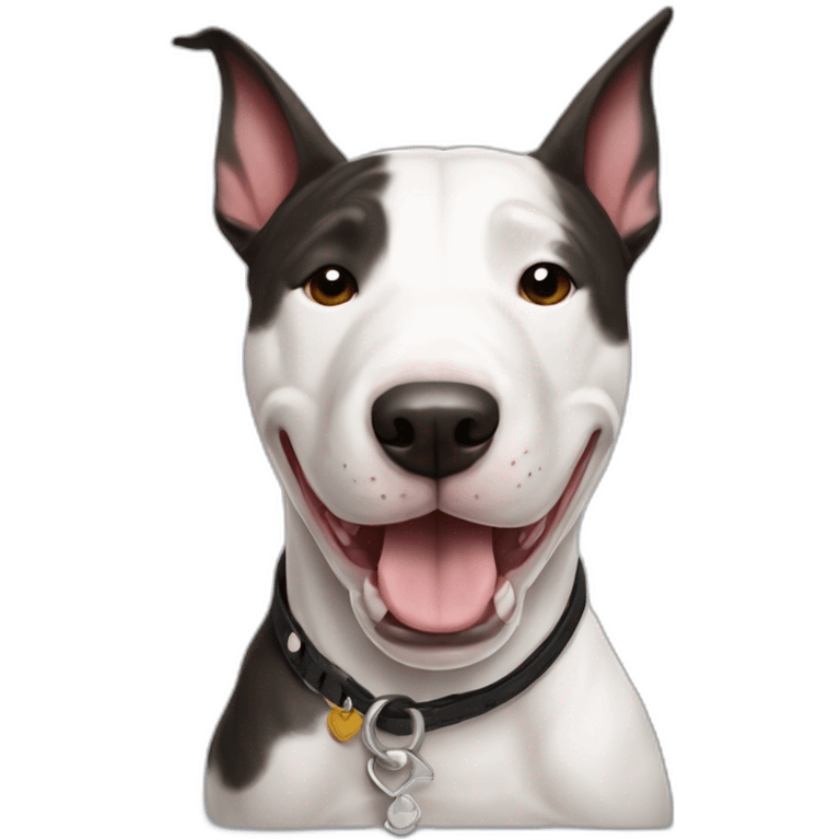 Dog bull terrier barcino emoji