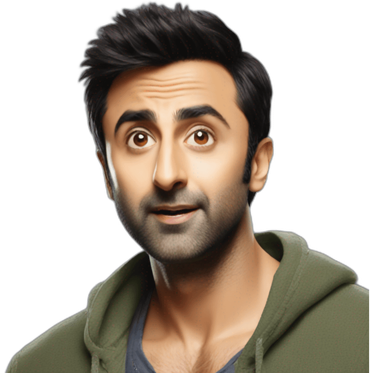 Ranbir Kapoor in animal emoji