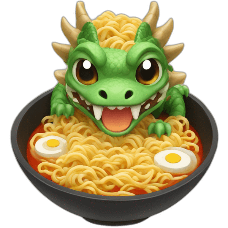 ramen dragon emoji