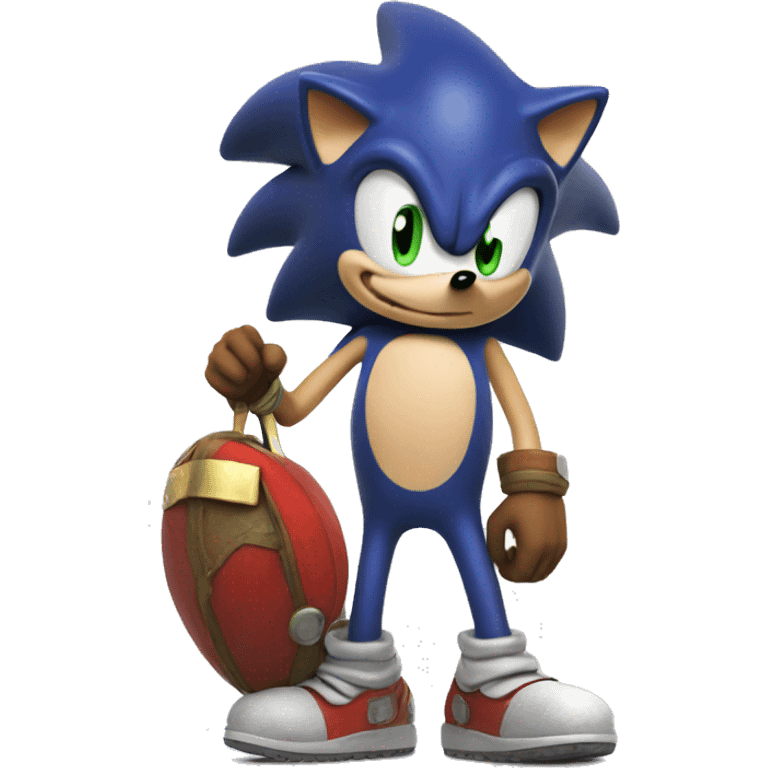 Sonic the hedgehog emoji